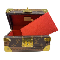 Louis Vuitton 路易威登 Coffret Tresor 24 經典原花紋珠寶收藏盒/珠寶箱/硬箱收納盒/表盒(M47641)