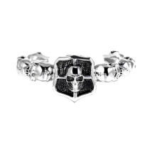 Stainless Steel 316L Skull Bone Bangle Men Stainless Steel Punk Jewelry