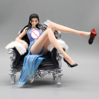 14cm Miss·Allsunday Nico Figure Thugs in Suits Series One Piece Gk Figure Robin Sofa Figurine Anime PVC Collection Statue Toys