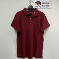 跩狗嚴選 特價 極度乾燥 Superdry Polo衫 polo 素色 有機 純棉 短袖 素T 暗黑紅 酒紅