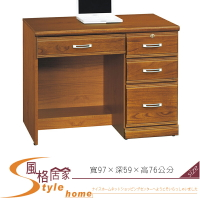 《風格居家Style》樟木實木3.2尺書桌-下座 281-2-LA