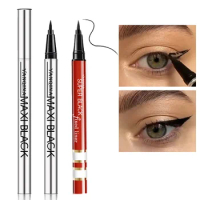 Waterproof Black Liquid Eyeliner Pen Long Lasting Smudge-Proof Quick Drying Easy To Wear Eye Liner Women Eyes Makeup Cosmetics
