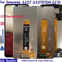 Per LCD For Samsung Galaxy A12 Nacho LCD A127 A127M A127U LCD Display Touch Screen Digitizer Assembly For Samsung A127F LCD