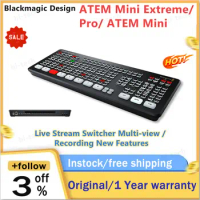 For Blackmagic Design ATEM Mini Extreme ATEM Mini Pro ISO ATEM Mini Live Stream Switcher Multi-view and Recording New Features