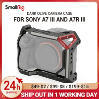SmallRig Camera Cage For Sony a7 iii A7 III A7R III Dark Olive Appearance With ARRI Cold Shoe Mount 1/4 screw DIY Kit CCS2645