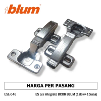 Engsel Sendok Lurus BLUM Clip On Intergrate BCOR Slowmotion Softclose - LURUS