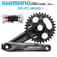 Shimano Deore FC- M6100-1 Crankset MTB Bicycle 12 Speed 170/175mm 30/32T Chainwheel With BB52 Bottom Bracket Bike Cycling Parts