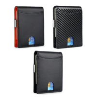 Money Clip Wallet Mens Wallets Front Pocket RFID Blocking Card Holder