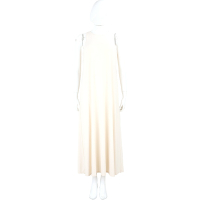 Max Mara-Leisure LANA 彈性平織無袖圓領米白色連身裙 洋裝