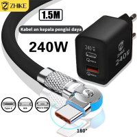 ZHIKE Kabel Data Fast Charging Kabel Casan Tipe C Micro USB Untuk iOS Lightning Type C dengan Adapte