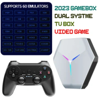 X10 Super Box Game/TV Dual System Android TV Box Amlogic S905X4 5G WIFI Support 4K 8K Ultra Large Games and 60 Emulator Gamebox