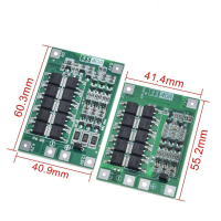 แผงป้องกันสำหรับเครื่องชาร์จแบตเตอรี่ลิเธียมไอออน 3S/4S/40A