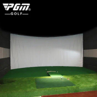 PGM MNQ002 3D indoor screen golf simulator system price indoor golf training aids professional screen golf simulator for home