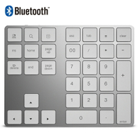34鍵 藍牙數字鍵盤 鋁合金數字小鍵盤 適用于蘋果電腦 筆記本電腦 夢露日記