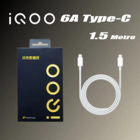 Original VIVO iQOO 6A Type C To Type C Dash Charge 1.5M Cable Line For VIVO X90 Pro Plus S16 IQOO 11 Pro Neo5 Neo7 Cell Phone