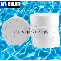 Chlorine 1KG Copper Tablets 90% MY-CHLOR TCCA 90 Copper Tablets 5pcs (1KG/Tube) for swimming pools