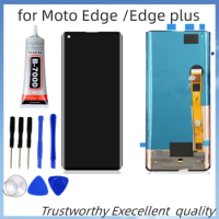 Super OLED for Motorola Moto Edge XT2063-2 XT2063-3 Lcd Display Touch Screen Assembly for Motorola Edge/Edge Plus Replacement