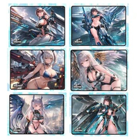 Goddess Story Anime Characters Mechanical Style Bronzing Acg Two-Dimensional Collection Card Sexy Anime Playing Cards