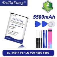 DaDaXiong High Capacity 5500mAh BL-44E1F BL44E1F Battery For LG V20 VS995 US996 LS997 H990DS H910 H918 Cell Phone
