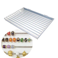 Acrylic Beads Storage Box Charms Jewelry Organizer Case Beads Display Tray DIY Bracelet Necklace Trollbeads Connection Box