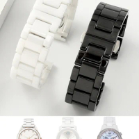 Ceramic Watch Band for Armani Movado Coach Rossini Guess Solvil Titus Ck Dw Watch Bracelet Men Women