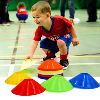 10pcs Vibrant Exercise Cones Sturdy Practice Equipment Pe Agility Disc Cone Set Stand Holder Lightwe