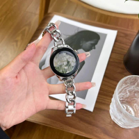 Watch Strap For Huawei Watch 3 Pro GT3 GT2 Pro 46MM 42MM GT Runner Watchband Fashion INS Metal Denim Chain Replacement Bracelet