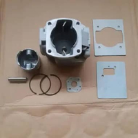 CYLINDER BLOCK SET PISTON MESIN TEMPEL PERAHU 3HP 1E48F XWJ63 63CC