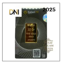 Logam Mulia Galeri 24 - 10 Gram 999.9% Certicard Tahun 2025