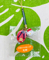 【震撼精品百貨】Hello Kitty 凱蒂貓~日本sanrio三麗鷗 KITTY手機吊飾-和風系列-木屐鈴鐺-光輝*70971