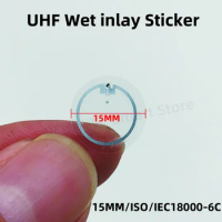 10PCS RFID UHF Tags Long Range Sticker Wet Inlay 860-960mhz Alien HEC EPC Global Gen2 ISO18000-6C 15MM RFID Uhf 915M Label