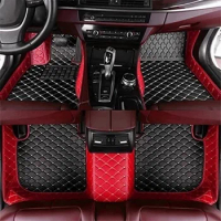 Custom leather car floor mat For Honda accord Civic CRV City HRV CR-Z Vezel Crosstour element fit crosstour auto accessories