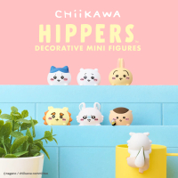 ฟิกเกอร์กล่องสุ่มตัวเกาะโทรศัพท์ CHIIKAWA HIPPERS Decorative Mini Figures