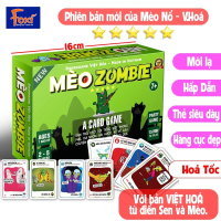 Bài Mèo Zombie Foxi-boardgame Việt Hóa-Mèo nổ-Mèo Boom-Exploding Zombie Kittens Board Game hay [hộp 