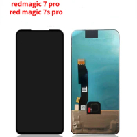 Original For ZTE Nubia red magic 7s pro NX709S Lcd Screen DIsplay+Touch Glass Digitizer red magic 7 pro NX709J