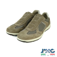 【IMAC】義大利透氣鏤空造型休閒鞋 卡其灰(350991-DOV)
