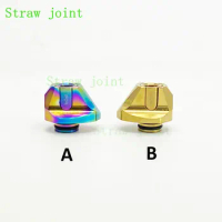1pc 510 Stainless Steel Polygonal BB Billet Box Straw Joint