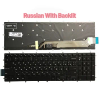 New Backlit Russian/RU Keyboard For Dell G3 3590 3593 3579 3779 G5 5500 15 5590 5587 G7 7588 17 7790 7590 P75F With Backlight