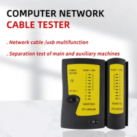 Nengshihengli RJ45 USB Network Cable Tester Cat5 Cat6 UTP LAN Cable Tester Networking Wire Telephone Line Tracker Tool