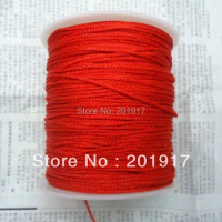 1.5mm Macrame Rope Bracelet Twist Braid Cords-Red+120m/Roll Chinese Knot Beading cord-Jewelry Findings Accessories