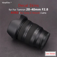 Tamron 2040 FE Mount Lens Decal Skins for Tamron 20-40mm F/2.8 Di III VXD A062 Lens Stickers Protector Cover Film 3M Vinyl Film