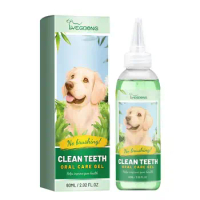 Oral Care Gel for Dogs Pet teeth Stains cleaning Tooth Whitening Gel Suitable for dogs and cats Remove bad breath Pet Oral Care