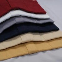 Abiyu Kemeja Koko Katun Pria Kemko Katun Polos Kemeja Kerja 01 READY* Fit Formal