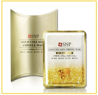 SNP 黃金膠原蛋白保濕面膜10片 GOLD COLLAGEN AMPOULE MASK 10PCS