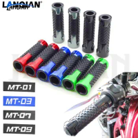 For Yamaha MT 07 MT 09 MT01 MT03 Handlebar Grips 7/8''22mm Motorcycle CNC Handlebar Grips MT07 MT09 mt-03 mt-01 Accessories