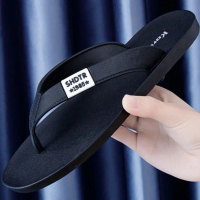 Popular men's home flip-flops, simple home soft-soled shoes, suitable for indoor and outdoor use, no