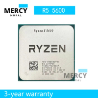 New AMD Ryzen 5 5600 3.5GHz Six-core 12-thread CPU Processor 7NM L3=32M 100-000000927 Socket AM4 R5 5600 Quality Assurance