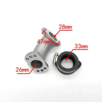 26mm Intake pipe connect inlet Pipe For GY6 250 250cc Engine Motor Offroad Quad Dirt Bike UTV ATV Dune Buggy Go Kart