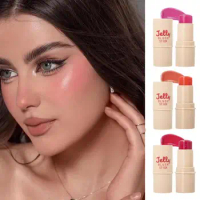 Cream Blush Stick multifunctional Moisturized Lip Color Matte Blush Cheek Contour Lipstick Stick for Makeup Beginners Beauty Lov