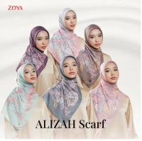 Zoya Alizah Scarf Kerudung Hijab Segi Empat Motif Premium Box ZOYA
